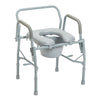 Drop Arm Commode w/ Padded Seat