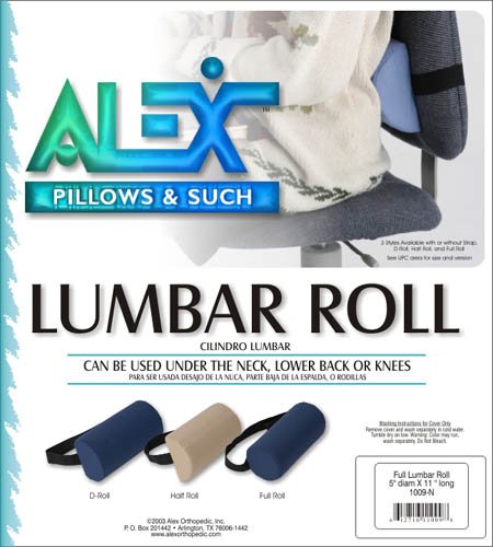 D Lumbar Roll W/Strap